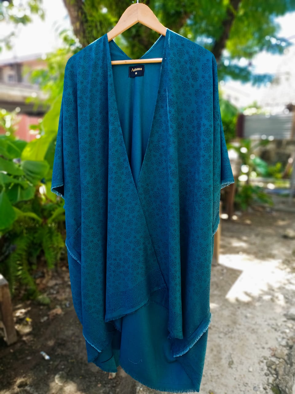 Long Kimono - Maui Blue AKL08