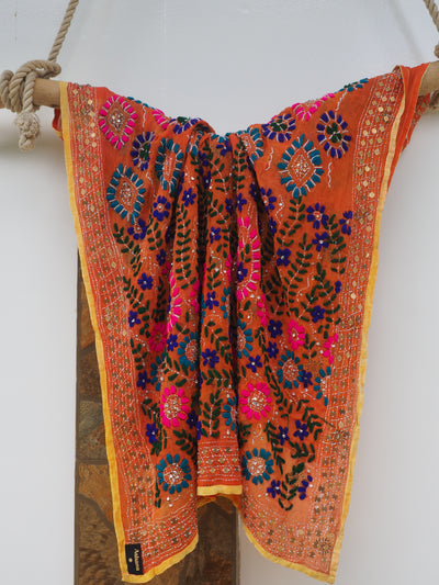 Embroidered Pareo - Rouille (AP38)