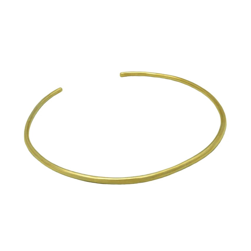 Golden Monstera - Choker Angu (necklace)