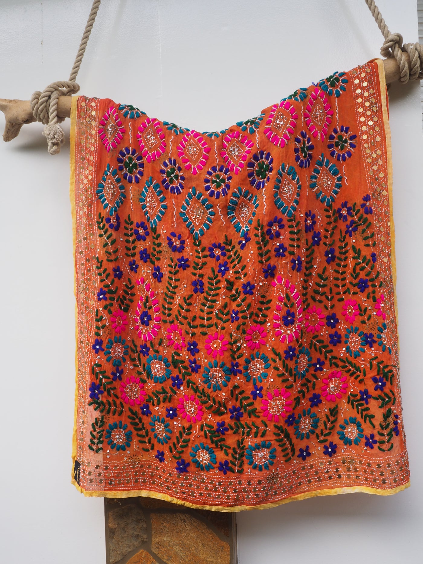 Embroidered Pareo - Rouille (AP38)