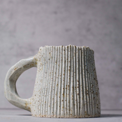 Mia Casal Handmade Ceramic Mug - Classic Cream